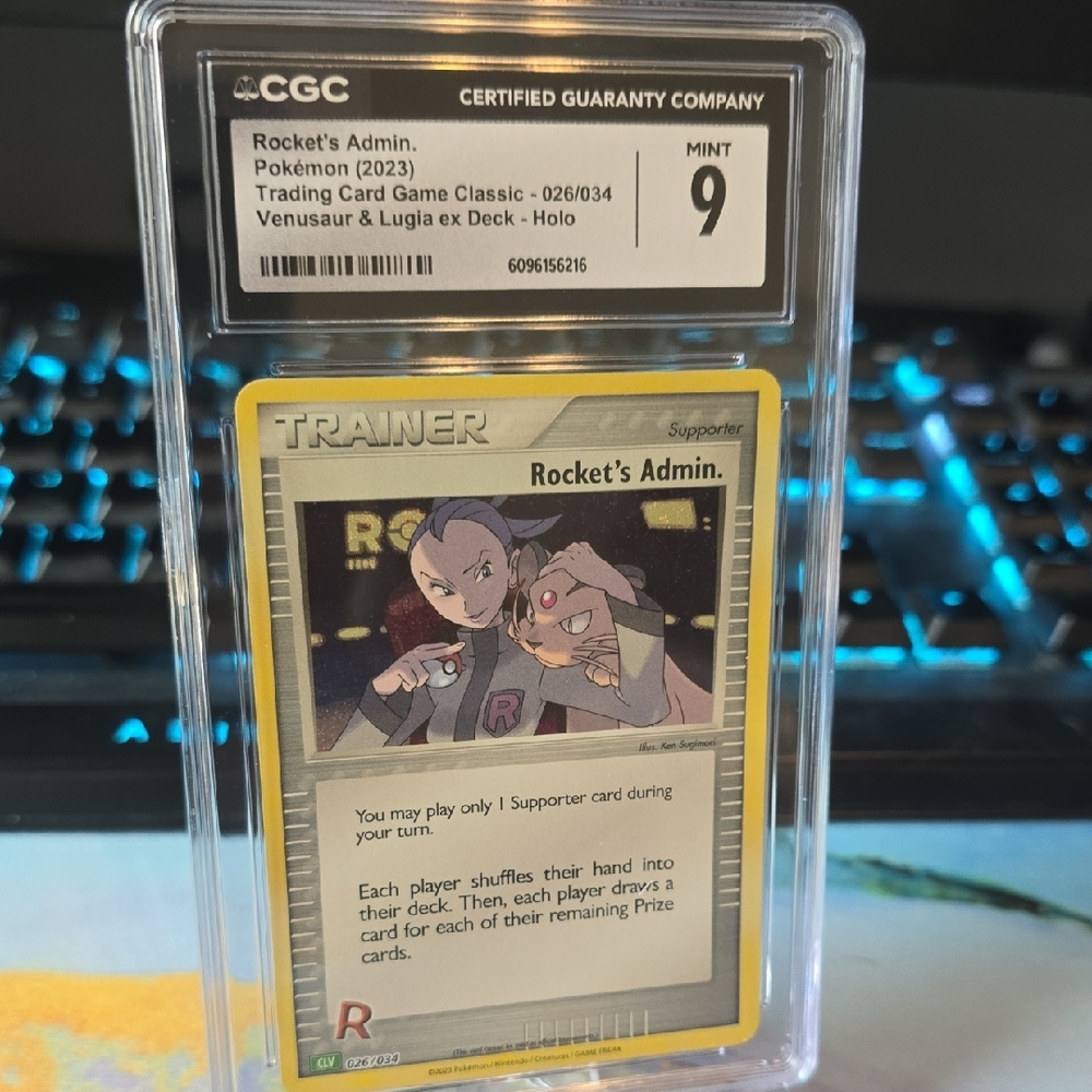 Rocket's Admin Pokémon Card - Holo